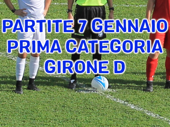 Prossimo turno calcio Prima Categoria Veneto Girone D - 7 gennaio 2024