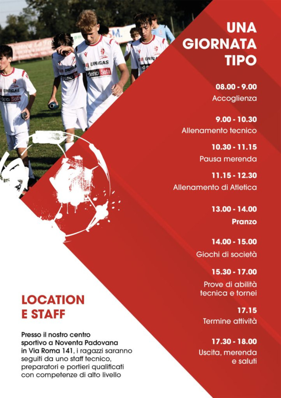 Camp Calcio Padova-Noventa Padovana-Estate 2024