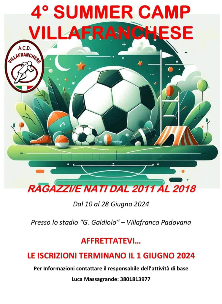 Villafranca-Padovana-centri-estivi-calcio-estate-2024-camp-calcio-1