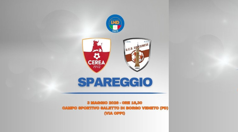 Campo e data spareggio per il passaggio in Promozione tra Solesinese e Atletico Cerea